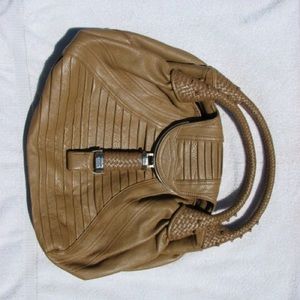 Fendi Leather Spy Bag with Braided Handles
